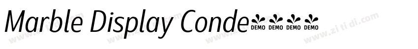 Marble Display Conde字体转换